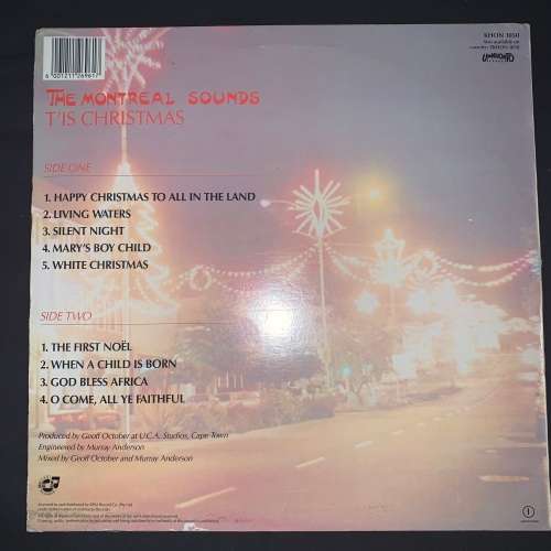 The Montreal Sounds - T'is Christmas (LP) Vinyl Record