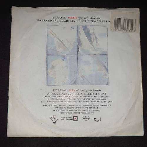 Curiosity Killed The Cat - Misfit (7", Single) 45RPM Vinyl Record