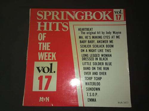 Various - Springbok Hits of The Week Vol. 17 (LP) Vinyl Record