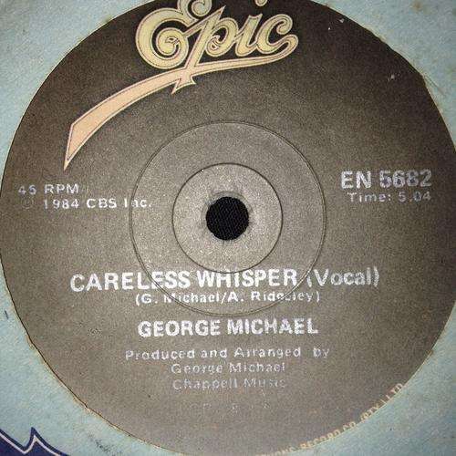 George Michael - Careless Whisper (SP) 7" Single 45RPM