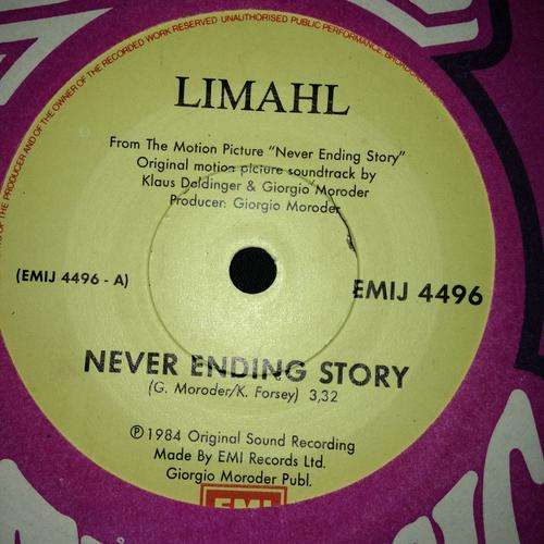 Limahl - The Never Ending Story (SP) 7" Single 45RPM