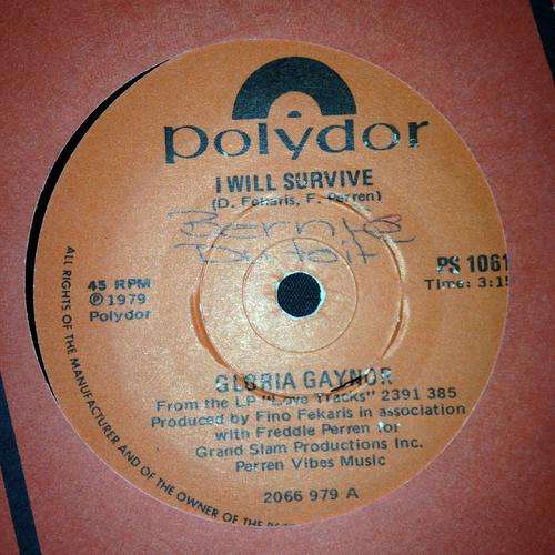 Gloria Gaynor - I Will Survive / Substitute (SP) 7" Single 45RPM