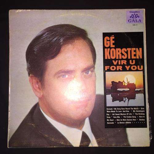 Ge Korsten - Vir U / For You (LP) Vinyl Record