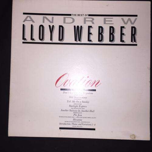 Andrew Lloyd Webber - Ovation (The Best Of Andrew Lloyd Webber) (LP) Vinyl Record