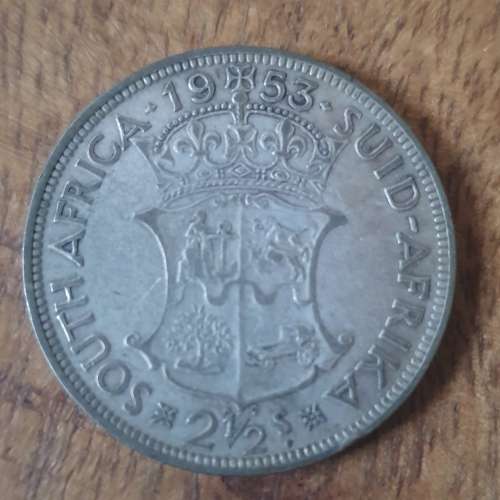 1953 Two and a Half Shillings