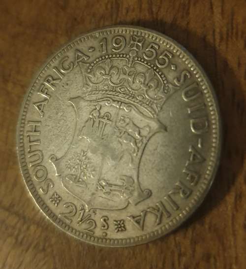 1955 Two and a half Shillings