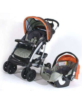 Graco Quattro  Deluxe - Complete Stroller / Car Seat / Carry Cot