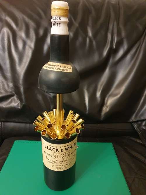 BAR novelty accessories - liquor & cigarette dispensers.