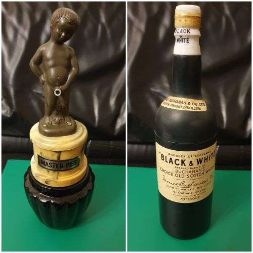 BAR novelty accessories - liquor & cigarette dispensers.