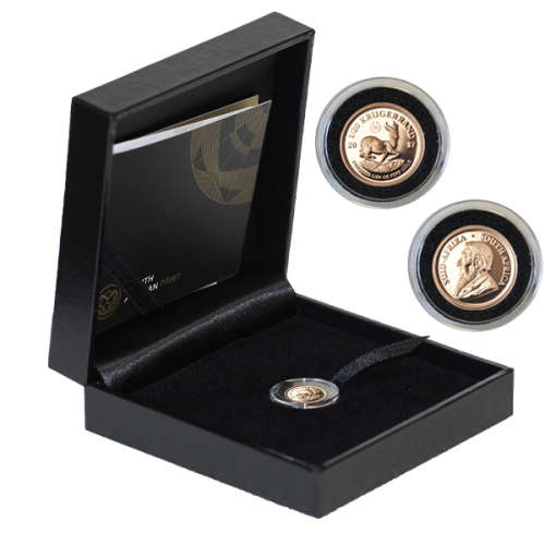 *** NEW *** 2017 Krugerrand 1/20th oz proof coin - 50 year mintmark