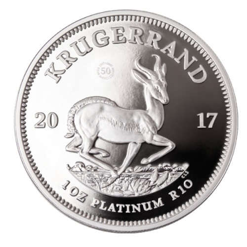 *** NEW *** 2017 Krugerrand Platinum proof 1 ounce coin - 50 year mintmark - ### FREE SHIPPING ###