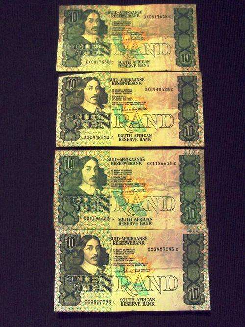 ***SCARCE ***G DE KOCK R10 REPLACEMENT NOTES ### 4 "XX" NUMBERS ### CRAZZZZY @@@ R1 START***
