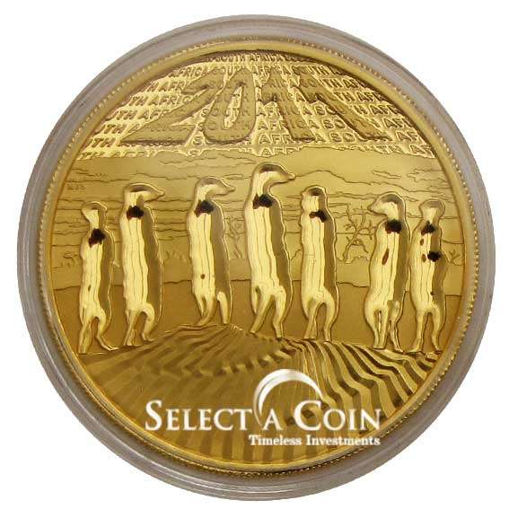 * Stunning * 2011 Natura Meerkat 1/10th Gold (Sealed): Nature's Families