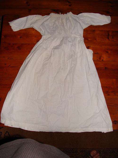 Antique Victorian Christening Dress Beautiful lace and tucks