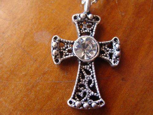 Holy Cross with Silver Chain