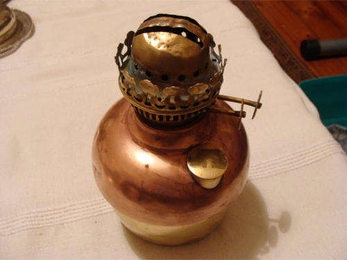 Beautiful Old Paraffin Lamp