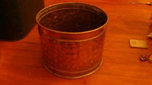 Very Old Brass Flower Pot