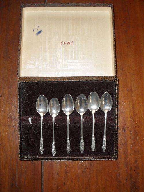 6 EPNS Apostles Teaspoons.
