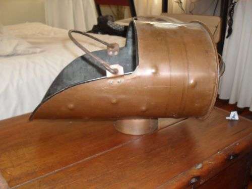Beautiful Old Coal Scuttle.
