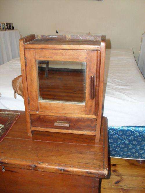 Beautiful old One Door and Draw Medicine Cabinet.