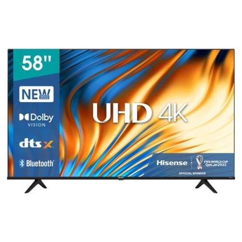 Hisense 58` A6H 4K UHD Smart TV with HDR & Dolby Vision (Brand New)