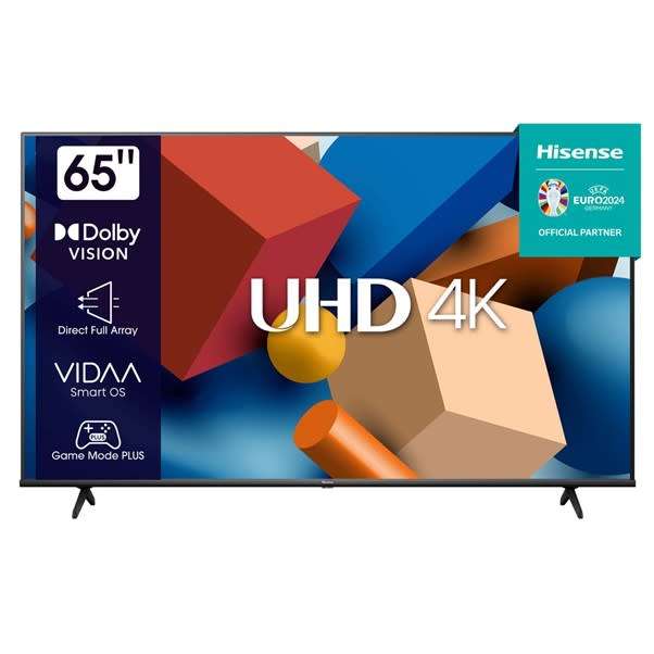 Hisense 65` A6K 4K UHD Smart TV with HDR & Dolby Vision (Brand New)
