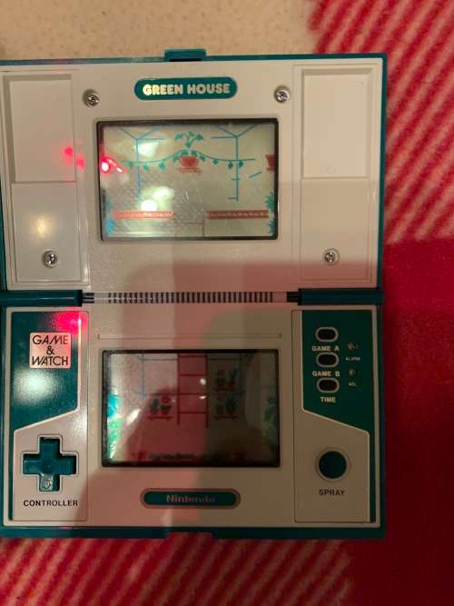 Nintendo Game and watch Greenhouse with box