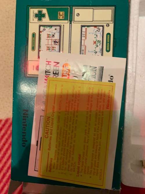 Nintendo Game and watch Greenhouse with box