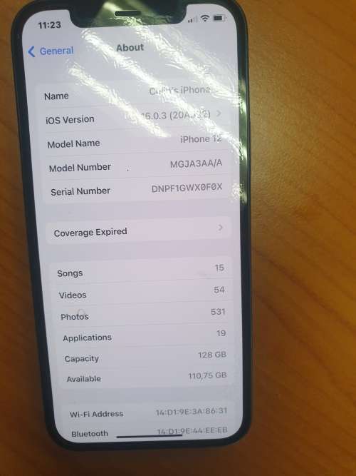 Iphone 12 128GB black