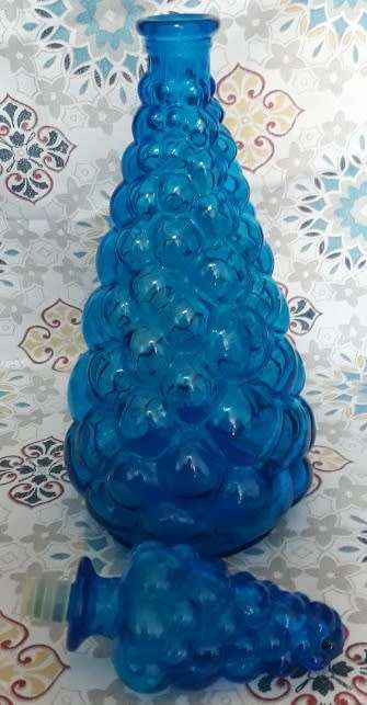 Large Italian Glass Bathsalt Bottle