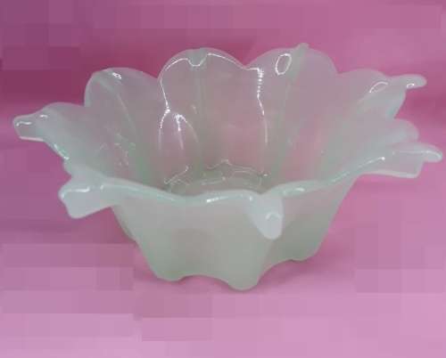Vintage Set of Jadeite Milkglass Vase and Candy Bowl
