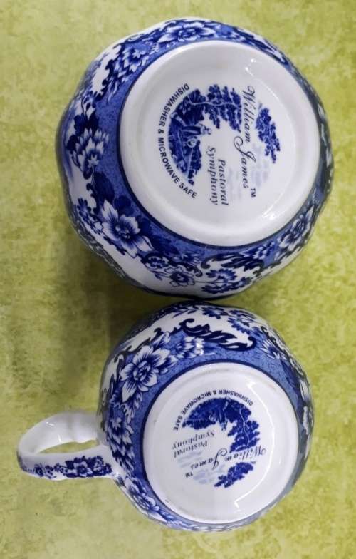 William James Milk and Sugar Set