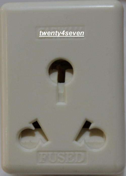 UNIVERSAL ADAPTOR FOR ALL PLUGS VERY GOOD FOR TRAVELLING ANY WHERE IN THE WORLD
