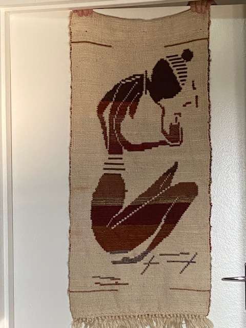 WOVEN  AFRICAN ART WALL HANGING