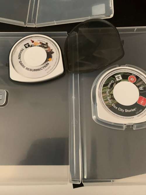 PSP Console With Charger Case & 11 Games