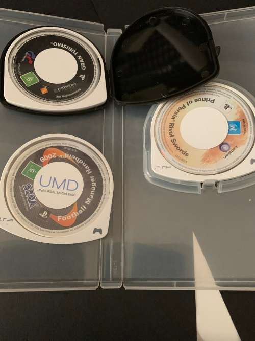 PSP Console With Charger Case & 11 Games