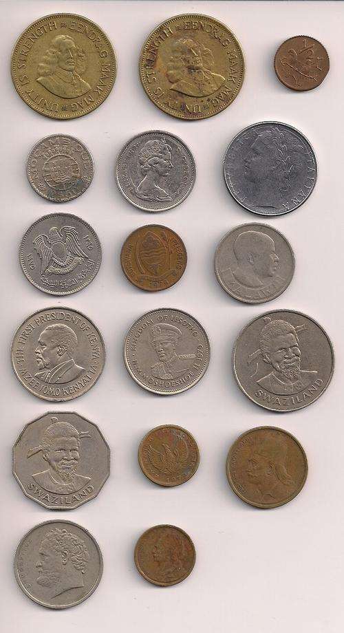 MIXED WORLD COINS 1960 - 1980