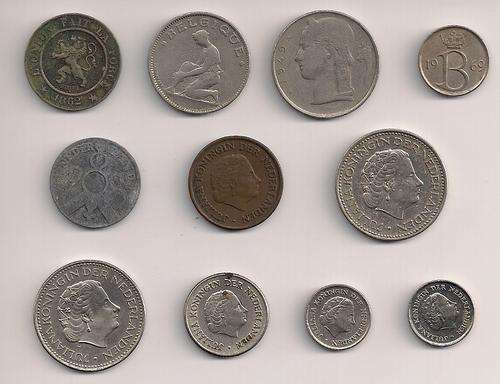 BENELUX REGION - MIXED COINS 1862 - 1975
