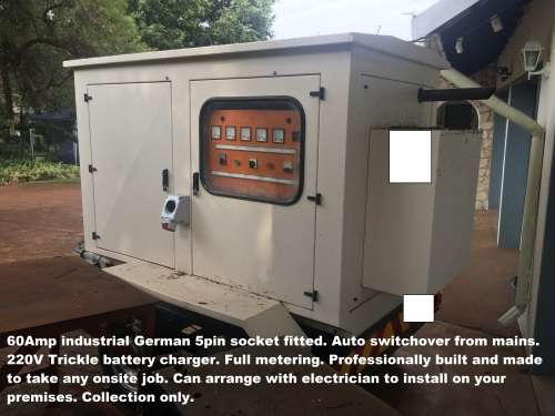 30kW Three Phase Mercedes Benz Turbo Diesel ADE214C/Magnaplus Generator on Trailer