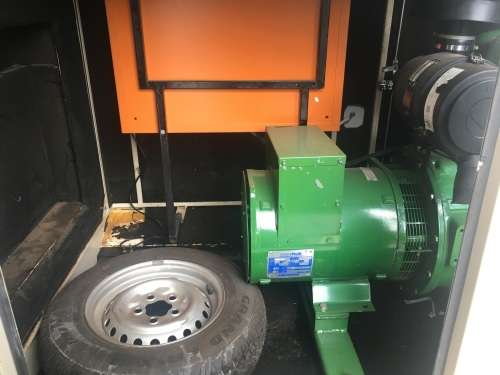 30kW Three Phase Mercedes Benz Turbo Diesel ADE214C/Magnaplus Generator on Trailer