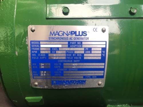 30kW Three Phase Mercedes Benz Turbo Diesel ADE214C/Magnaplus Generator on Trailer