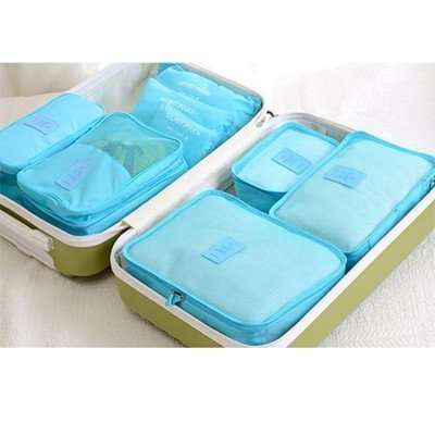Six-Piece Travel Luggage Organiser Set