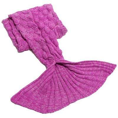 Pleated Mermaid Tail Blanket