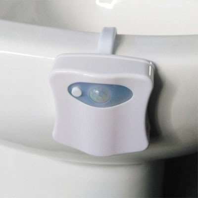 Motion-Activated LED Toilet Nightlight