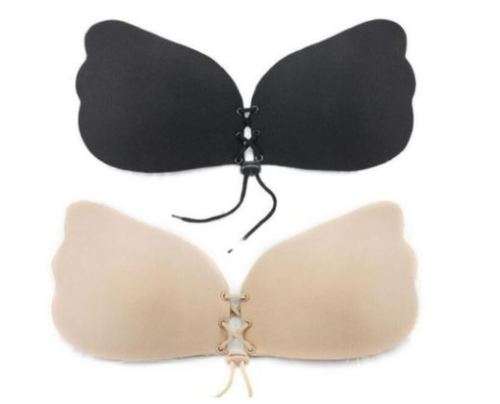 Nude Bra's in Black and Nude 2 pack