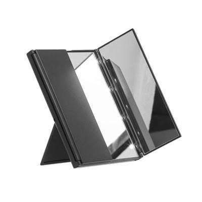 Tri-Folding Mirror with 8 LED lights