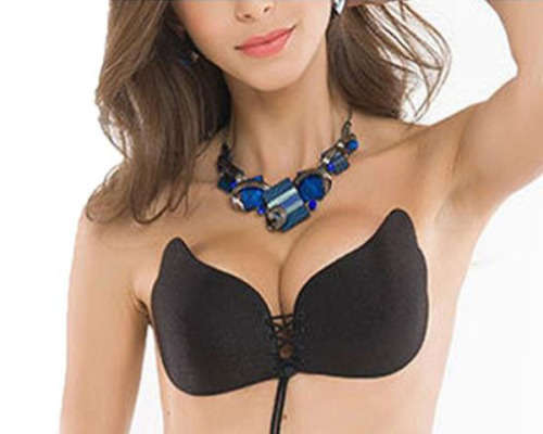 Adhesive Strapless and Backless NuBra in Beige or Black