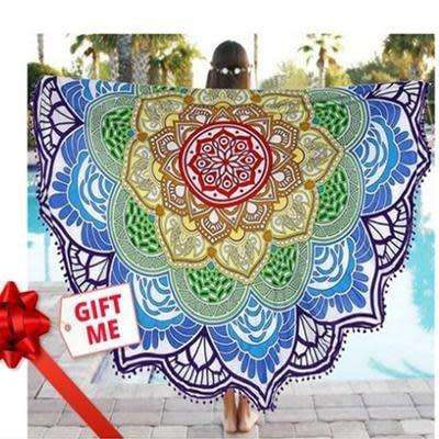 Flower Beach Throw