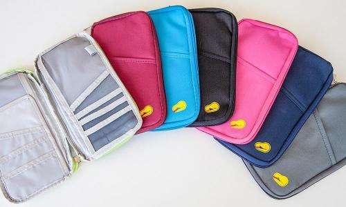 Passport and Document Travel Organiser In Six Colours