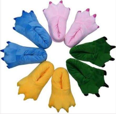 Adult Dinosaur Slippers